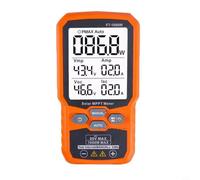 CNANRNANC FT-1000W MPPT Compteur d'énergie solaire Testeur de panneau photovoltaïque Multimètre de suivi de point de puissance maximale avec écran LCD pour test du système solaire