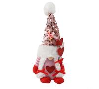 CNANRNANC Gnome Valentin pour mr et Mrs pour en Peluche Faite Main Gnome(Womens Love)