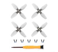 CNANRNANC Hélices à faible bruit, lames de rechange pour Dji Neo2, accessoires ABS silencieux pour une stabilité accrue et un vol fluide (deux paires de gris)