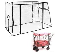 CNANRNANC Housse de protection imperméable en PVC pour chariot de camping, pique-nique, chariot, poussette, 90,9 cm de large x 51,1 cm de long, protège contre les conditions météorologiques difficiles