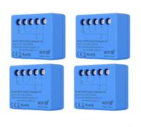 CNANRNANC Interrupteur intelligent pour interrupteur WiFi SmartLife offrant contrôle vocal, fonctionnement à distance, planification de groupe et gestion des applications (4 pièces)