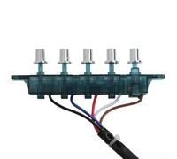 CNANRNANC Interrupteur pour hotte aspirante - Panneau de commande à 5 boutons avec fonctions de verrouillage et de lumière pour ventilation de cuisine - Pour hotte aspirante (1 pièce)