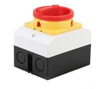 CNANRNANC Interrupteur principal, disjoncteur 16 A, interrupteur UKP étanche, interrupteur rotatif à 3 pôles, interrupteur IP65, interrupteur de réparation/noir, de -25 ℃ à +80 ℃