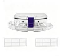 CNANRNANC Kit Accessoires pour narwal J3 pour freo 1 pour bac 2 Filtres | 1 pour bac pour poussière, 2 filtres non-tissés, compatibilité J3 pour freo, ajustement pour précis, entretien quotidien