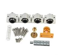 CNANRNANC Kit D'axe X, CNC 3018 Pro X Kit de mise à niveau d'axe CNC Routeur SCV10VUU 10 mm