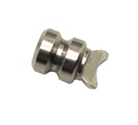 CNANRNANC Kit de réparation de moulinet de pêche en acier inoxydable avec tige demi-lune pour DAIWA 23 LEOBRITZ 300J Accessoires de modification de bateau (broche demi-lune)
