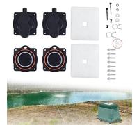 CNANRNANC Kit de réparation de pompe à air de rechange pour aérateur avec interrupteur blanc et composants pour modèles Hoot Air H365 H450, H500 LA500, LAR500 H600 (1 pièce)