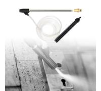 CNANRNANC Kit de sablage haute pression avec tuyau d'aspiration en acier et adaptateur en laiton pour nettoyeur haute pression Nilfisk et Gerni