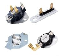 CNANRNANC Kit de thermostat et fusible thermique pour sèche-linge - Interrupteur de sécurité de coupure haute température pour les principaux appareils avec protection contre la surchauffe et