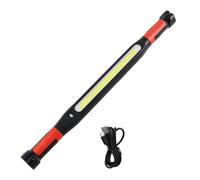 CNANRNANC Lampe de travail magnétique ultra lumineuse 1200 lumens avec col flexible à 360° pour abri de jardin, garage, camping, bricolage, atelier, maison