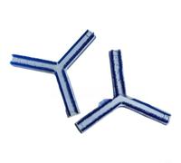 CNANRNANC Lot de 2 brosses à cheveux souples de rechange pour Ecovacs Winbot W3 Omni Nettoyant de vitres autonettoyant, bleu ou blanc, compatible avec le verre