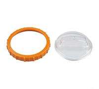 CNANRNANC Lot de 2 cache-préfiltres et écrou orange P07018 pour couvercle à sable P07019, compatible avec les modèles 58486 58497 58499 2023 pour ONWARDS, ABS, configuration simple, 2 pièces