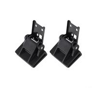 CNANRNANC Lot de 2 charnières en ABS pour tourne-disque - 6 x 4 x 4 cm - Noir - Pièces d'équipement audio de rechange pour installation de tourne-disque dans les espaces d'écoute à domicile