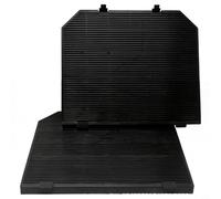 CNANRNANC Lot de 2 filtres à charbon actif CB506 de rechange pour CIARRA CBCF004 49036641 - Filtre à air à charbon pour purificateurs, hottes, etc