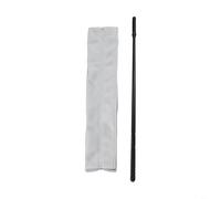 CNANRNANC Lot de 2 nettoyeurs de flûte (1 tige de nettoyage, 1 chiffon de nettoyage) Kit de nettoyage, kit de nettoyage pour flûte traversière, pour l'entretien du nettoyage intérieur et extérieur des