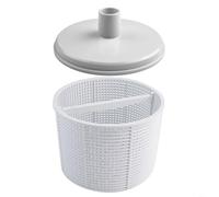 CNANRNANC Lot de 2 paniers d'écumoire de piscine ABS Spx1082Ca et plaque d'aspiration Sp1106 compatible avec la série Sp1082-Sp1086 pour l'entretien de la piscine enterrée (blanc)