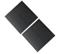 CNANRNANC Lot de 2 panneaux solaires monocristallins de 1,1 W 5 V - Module de charge efficace pour les jouets à faire soi-même et les petits projets de batterie - Kit d'énergie renouvelable