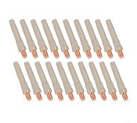 CNANRNANC Lot de 20 embouts de torche de soudage avec revêtement anti-adhésif pour systèmes 15AK de 45 mm de long, ouverture de 1,2 mm pour réduire le risque de porosité et d'incohérence, accessoires