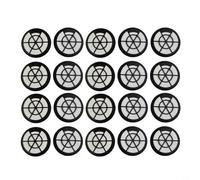 CNANRNANC Lot de 20 filtres de rechange pour aspirateur Bosch BGC05A220A BGC05AAA1 BGS05A220 pour aspirateur de sol 12025213 - Filtre cylindrique lavable (lot de 20)