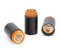 CNANRNANC Lot de 3 capuchons de retenue pour coupe-plasma 220854, pour machines de découpe Hypertherm 45XP6585105 HRT HRTs MRT Construction en cuivre pour découpe en métal