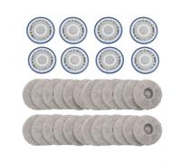 CNANRNANC Lot de 4 cadres modulaires pour balai à franges ECOVACS T30 T30S T50 N30 pour aspirateur robot OMNI PRO pour un changement rapide
