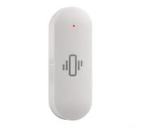 CNANRNANC Lot de 4 capteurs de vibrations intelligents Tuya avec application SmartLife Notification en temps réel et alarme de détection de mouvement avec historique pour applications de sécurité