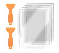 CNANRNANC Lot de 5 films FEP pour Elegoo Mars 2 Pro Photon 200 x 140 mm avec 2 outils de nettoyage pour imprimantes 3D