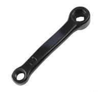 CNANRNANC Manivelle de vélo d'appartement pour vélos de sport d'intérieur, 127 mm, matériau en fer, versions à manivelle gauche et droite avec trous carrés et ronds pour support de pédale (manivelle