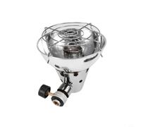 CNANRNANC Mini réchaud de camping portable à allumage électronique avec tête de conversion de carburant pour tente de pêche en plein air
