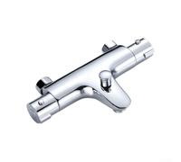CNANRNANC Mitigeur Thermostatique Douche Bain Laiton Massif 38°C | Technologie turbo, eau chaude en secondes, sécurité 38°C, laiton massif 59, finition chrome durable