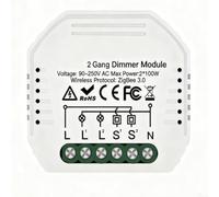 CNANRNANC Module de commutation WiFi intelligent avec variateur d'intensité et télécommande, compatible avec Alexa et Tuya, permet une planification intelligente et une fonctionnalité de commutation