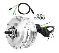 CNANRNANC Moteur de moyeu avant sans balais 350 W, moteur de moyeu de roue arrière de vélo électrique 36 V 48 V compatible avec fourche avant de 100 mm de large avec frein à disque à 6 boulons (48 V