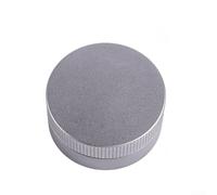 CNANRNANC Niveleur de café à réglage automatique de 53 mm, design auto-gravité pour outil de distribution d'expresso, compatible avec 51, 54, 58 mm (argenté 58 mm)