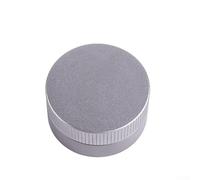 CNANRNANC Niveleur de café à réglage automatique de 53 mm, design auto-gravité pour outil de distribution d'expresso, compatible avec 51, 54, 58 mm (argenté 51 mm)