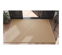 CNANRNANC Paillasson intérieur et extérieur antidérapant avec tissu polypropylène absorbant, technologie à séchage rapide, profil bas 0 5,1 cm de hauteur pour dégagement de porte (Cheney 50 x 80 cm)