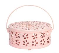 CNANRNANC Porte-encens portable et élégant pour citronnelle dans un design unique en métal (rose)