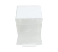 CNANRNANC pour Boîte pour coton Démaquillant Murale Perçage ABS pour Boîte(White)