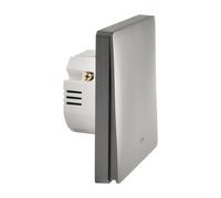 CNANRNANC Pour commutateur intelligent pour Tuya et pour les réseaux ZigBee, aucune installation de fil neutre nécessaire compatible avec Google Home et 2MQTT utilisant l'application LIFE (1 sur gris)