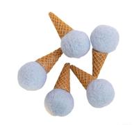 CNANRNANC pour décor Noël Feutre Crème Glacée 3,5cm DIY pour déco pour(blue)