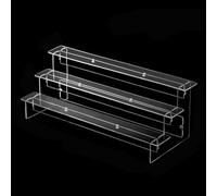 CNANRNANC pour étagère Ladder Acrylique Démontable Claire pour étagère(3 layers 40cm)