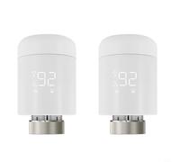 CNANRNANC Pour vanne de radiateur thermostatique Zigbee, avec contrôle par application mobile et fonctionnalité d'économie d'énergie avec six modes de fonctionnement et verrouillage de sécurité enfant