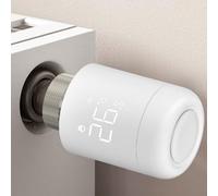 CNANRNANC Pour vanne de radiateur thermostatique Zigbee, avec contrôle par application mobile et fonctionnalité d'économie d'énergie avec six modes de fonctionnement et verrouillage de sécurité enfant