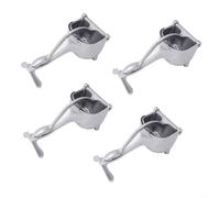 CNANRNANC Presse-citron manuel très résistant, en alliage d'aluminium, presse-agrumes avec poignée ergonomique pour une prise en main confortable et un nettoyage rapide (4 pièces)