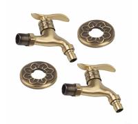 CNANRNANC Robinet en laiton massif - Kit de robinet extérieur avec poignée pratique pour un contrôle facile de l'eau pour jardin, lotissement, chantier