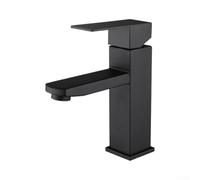 CNANRNANC Robinet Lavabo Acier Inoxydable Anti-Traces Design Carré Robinet | pour surface anti-traces, résistant à l'oxydure, pour facile à entretenir, aspect élégant durable
