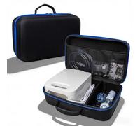 CNANRNANC Sac de rangement pour nébuliseur pour Ne-C900 Ne-C28, étui rigide portable avec séparateurs personnalisés, organisateur de voyage de protection pour pièces de nébuliseur (GC-1036 noir)