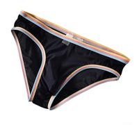 CNANRNANC Slip Homme en Maille Perspective Taille Basse(Blue XL)