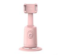 CNANRNANC Smart Cardan de suivi automatique du visage à 360° pour smartphones avec reconnaissance AI, angle réglable et batterie longue durée 1200 mAh (rose)