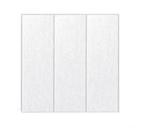 CNANRNANC Sticker Mural 3D en pour mousse PE Souple Sticker Mural 3D en(White 35 * 35cm)
