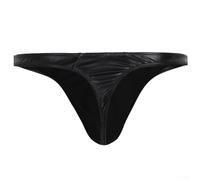 CNANRNANC String Homme en Polyester Souple Taille S-XL | Taille basse, tissu respirant, pour uni, confort quotidien, design minimaliste